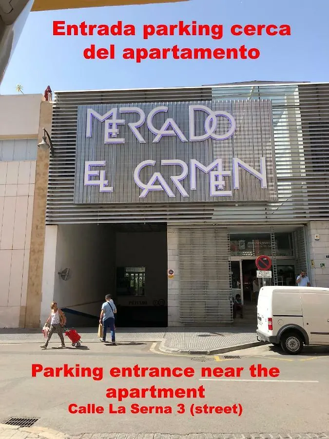 דירות Ancha Del Carmen Ave Centro Malaga Madmar Lujo New Zambrano